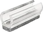 WAGNER Klemmschalengleiter f&uuml;r Rundrohr 4tlg. - 50 x 11/12 x 11/19 mm, Filz 8...