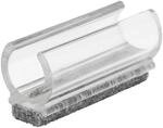 WAGNER Klemmschalengleiter f&uuml;r Rundrohr 4tlg. - 50 x 11/16 x 16/24 mm, Filz 8...