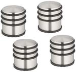 Relaxdays T&uuml;rstopper Edelstahl, 4er Set, HxD: 7,5 x 7 cm, hoch & schwer, rutschfest,