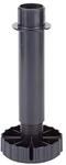 Hettich Verstellbarer Sockel 061852 Ku.schwarz 130 mm Bereich 119-155 mm