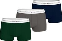 Tommy Hilfiger Herren 3er Pack Boxershorts Trunks mit Logobund, Mehrfarbig