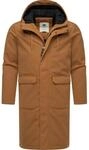 Ragwear Herren Warmer wasserdichter Wintermantel lang mit Kapuze Mr Them Long YOUMODO
