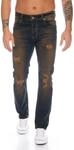 Rock Creek Herren Jeans Dirty Wash RC-329 [W33 L34]