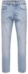 ONLY & SONS Herren Regular Denim Pants mit Rissen 5-Pocket Jeans Hose Bleached