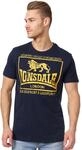 Lonsdale Herren T-Shirt Normale Passform Hounslow XL, Navy