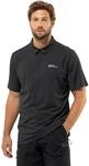 Jack Wolfskin Herren DELGAMI Polo M T-Shirt, Black, XXL