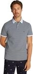 Tommy Hilfiger Herren Poloshirt Kurzarm Core 1985 Regular Fit, Mehrfarbig (Breezy