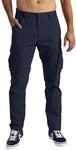 Herren Cargo Hose Stretch Klassische M&auml;nner Business Freizeit Cargo Arbeitshose