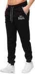 Lonsdale London Herren Giffordland Jogginghose Shorts, Schwarz, XL EU