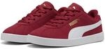 Puma Puma Club II PS, Unisex Sneaker, Dark Crimson-Puma White-Puma Gold,