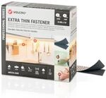 VELCRO Brand extra d&uuml;nnes, flaches Klettband, 50mm x 5m - Schwarz 