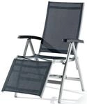 Sieger 985/G-SG Relaxliege Bodega, Aluminium, Vollkunststoff und Textilux-Gewebe,