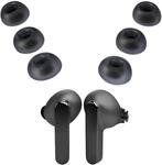 kwmobile 6X Silikonaufs&auml;tze f&uuml;r JBL Live Pro 2 TWS - Ersatz Ohrst&ouml;psel - Ear Tips