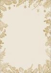 SIGEL DP422 Briefpapier Weihnachten "Golden Christmas", A4, 100 Blatt,