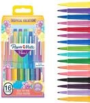 Paper Mate Flair Filzstifte | mittlere Spitze (0,7mm) | Tropical Farben | Stifte