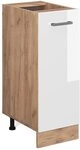 Vicco Apothekerschrank R-Line, Wei&szlig; Hochglanz, 30 cm ohne Arbeitsplatte, zur...