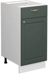 Vicco K&uuml;chenunterschrank Fame-Line, Gr&uuml;n-Gold Landhaus, 40 cm ohne Arbeitsplatte,