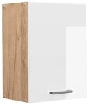 Vicco H&auml;ngeschrank R-Line, Wei&szlig; Hochglanz, 45 cm, zur freien Kombination innerhalb