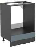 Vicco Herdumbauschrank R-Line, Blau-Grau, 60 cm | ✓ Backofennische &middot; Ohne