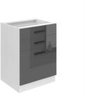 Belini Unterschrank K&uuml;che, K&uuml;chenunterschrank 60 cm Breite. SDSZ