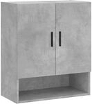 vidaXL Wandschrank Betongrau 60x31x70 cm Holzwerkstoff
