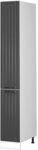 Vicco Apothekerschrank Fame-Line, Anthrazit Landhaus, 30 cm, zur Kombination mit