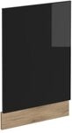 Vicco Frontblende R-Line, Schwarz Hochglanz, 45 cm ohne Arbeitsplatte, zur...