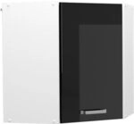 Vicco Eckh&auml;ngeschrank R-Line, Schwarz Hochglanz, 57 cm, zur freien Kombination