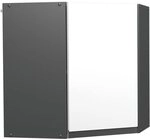 Vicco Eckh&auml;ngeschrank R-Line, Wei&szlig;, 57 cm J-Shape, zur freien Kombination...