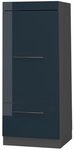 Vicco Mikrowellenschrank Fame-Line, Dunkelblau Hochglanz, 60 cm, zur...
