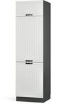 Vicco K&uuml;hlumbauschrank Fame-Line, Wei&szlig; Landhaus, 60 cm, zur Kombination mit