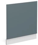 Vicco Frontblende R-Line, Blau-Grau, 60 cm ohne Arbeitsplatte, zur freien...