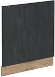 Vicco Frontblende R-Line, Schwarz Beton, 60 cm ohne Arbeitsplatte, zur freien