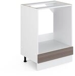 Vicco Herdumbauschrank R-Line, Edelgrau, 60 cm ohne Arbeitsplatte, zur freien