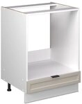 Vicco Herdumbauschrank Fame-Line, GrauBeige, 60 cm ohne Arbeitsplatte, zur
