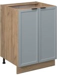 Vicco K&uuml;chenunterschrank Fame-Line, Hellblau-grau, 60 cm ohne Arbeitsplatte,...