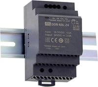 DC/DC-Wandler f&uuml;r Schiene (DIN) MEAN WELL DDR-60L-24 24V/DC 2.5A, 60W, 1x