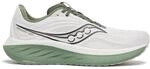 Saucony Ride 18 Herren-Sneaker, Wei&szlig;/Olivine