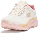 Skechers Damen Go Run Consistent 2.0 Mile Sneaker, Natur/Rosa, 40 EU