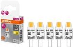 Osram LED BASE PIN MICRO, Vorteilspack mit 5 Niedervolt Leuchtmittel, ersetzt