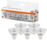Osram LED BASE MR16, Vorteilspack mit 5 Niedervolt Leuchtmittel, ersetzt