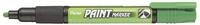 Pentel MMP20-KO Permanent-Marker 2,0 mm Rundspitze Lackmarker, 1 St&uuml;ck, hellgr&uuml;n
