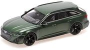 Minichamps 410018017 - AUD. RS6 Avant Matt Green 2019 - ma&szlig;stab 1/43 - Modellauto