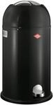 WESCO Kickmaster Abfallsammler in der Farbe schwarz, pulverbeschichtetes Stahlblech,