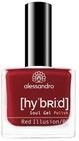 alessandro HYBRID Lack Red Illusion - Rot Ton - In nur 3 Schritten - perfekte N&auml;gel