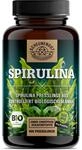 Bio Spirulina Presslinge - 600 Tabletten (500 mg) 6000mg hochdosiert - Bio-Algen aus