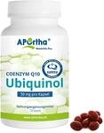 APOrtha Kaneka Ubiquinol Coenzym Q10 50 mg 120 Kapseln, Premium CoQ10...