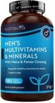 Nutravita Multivitamine & Mineralien f&uuml;r M&auml;nner - 180 Vegane Multivitamin Tabletten
