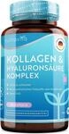 Hyalurons&auml;ure Kollagen Hochdosiert Komplex - 180 Kapseln - Mit 7 zugesetzten