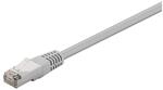 Goobay 73081 CAT 5e Patchkabel, F/UTP, Grau - ohne Rastnasenschutz, CCA